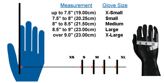 Printable Glove Size Guide Photo